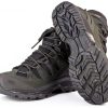 Salomon Womens Hiking Shoes Rubber Sole Durable Traction-1