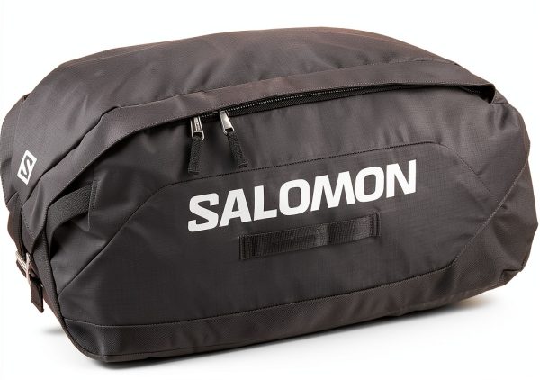 Salomon Duffel Bag Water Resistant Polyester Black Sports-0