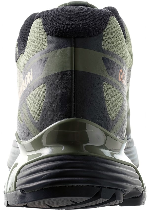 Salomon Mens Hiking Shoes Deep Lichen Green Synthetic Mesh-3