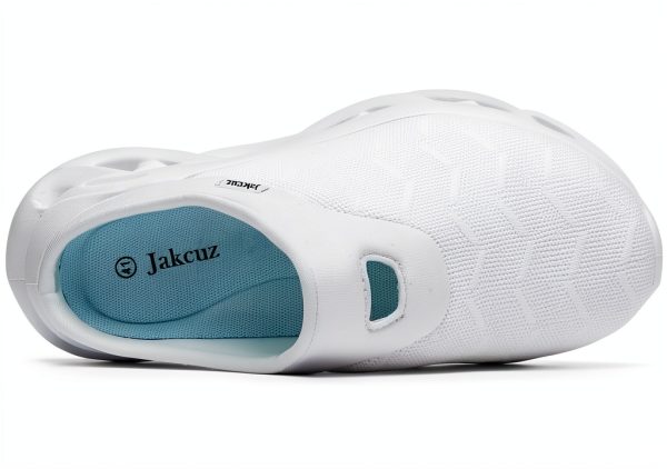 Jakcuz Mens Walking Shoes Breathable Mesh Slip On Design-3
