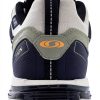 Salomon Running Shoes Mens Synthetic Mesh Cement Green-3