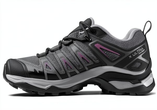 Salomon Womens Hiking Shoes Magnet Black Lightweight Stable-2