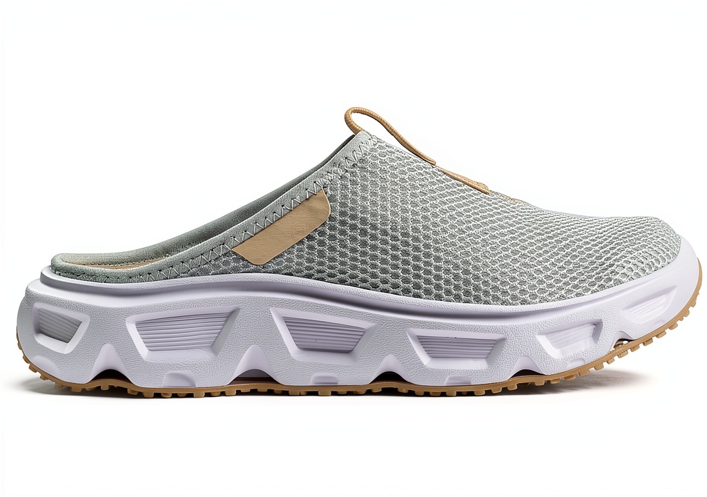 Salomon recovery sandals in Pearl Blue White Bleached Sand color