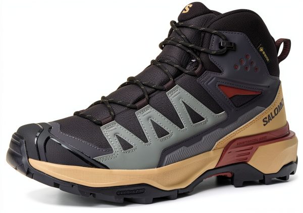 Salomon Hiking Boots Mens Grip Recycled Materials Stability-6
