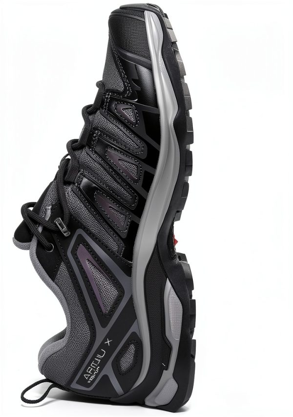 Salomon Womens Hiking Shoes Magnet Black Lightweight Stable-4