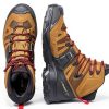 Mens Hiking Boots Rubber Sole Durable Outdoor Footwear-3