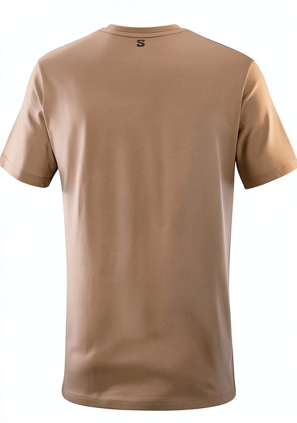 Salomon Hiking T-Shirt Cotton Organic Round Neck Short-1