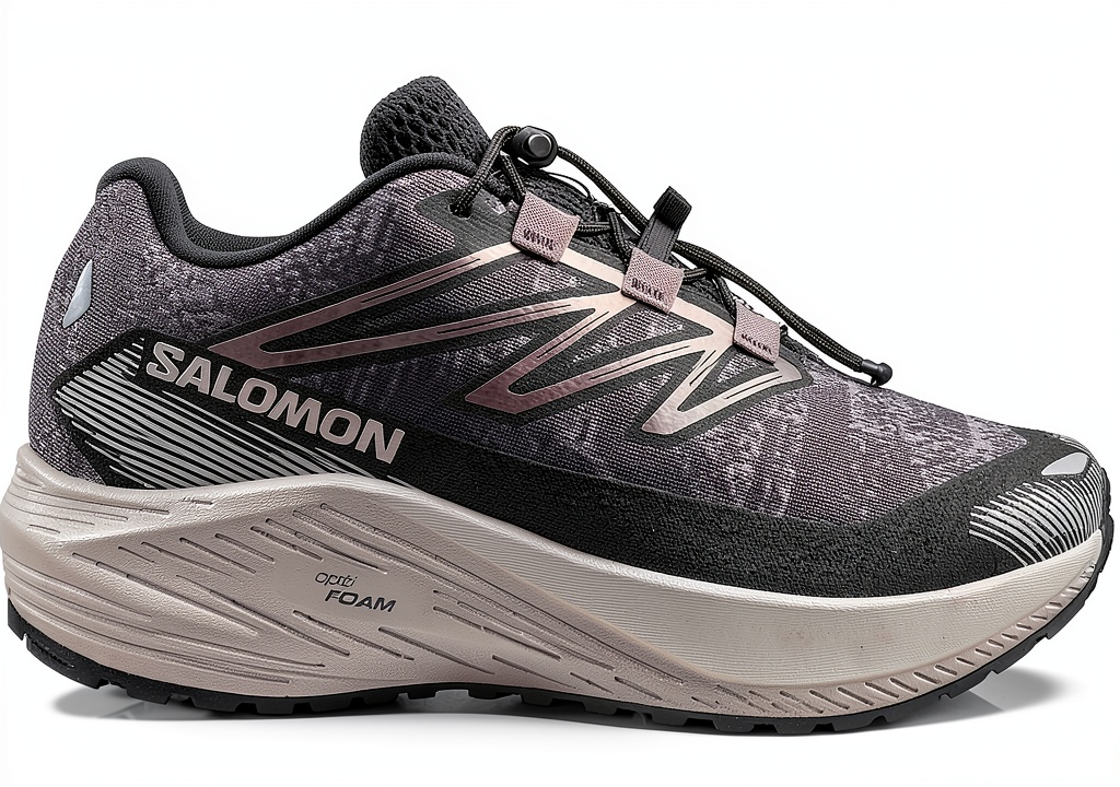 Salomon mens trail running shoes on varied terrain