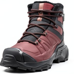 Salomon Womens Waterproof Hiking Boots Winter Traction-0