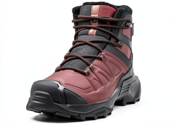 Salomon Womens Waterproof Hiking Boots Winter Traction-0