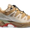 Salomon Mens Hiking Shoes Synthetic Rubber Slate Green-1