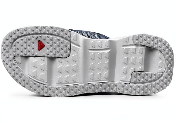 Salomon Mens EVA Sandals Cushioned Stride Blue Ashes White-3