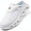 Jakcuz Mens Walking Shoes Breathable Mesh Slip On Design-4