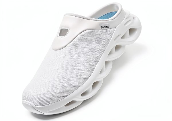 Jakcuz Mens Walking Shoes Breathable Mesh Slip On Design-4