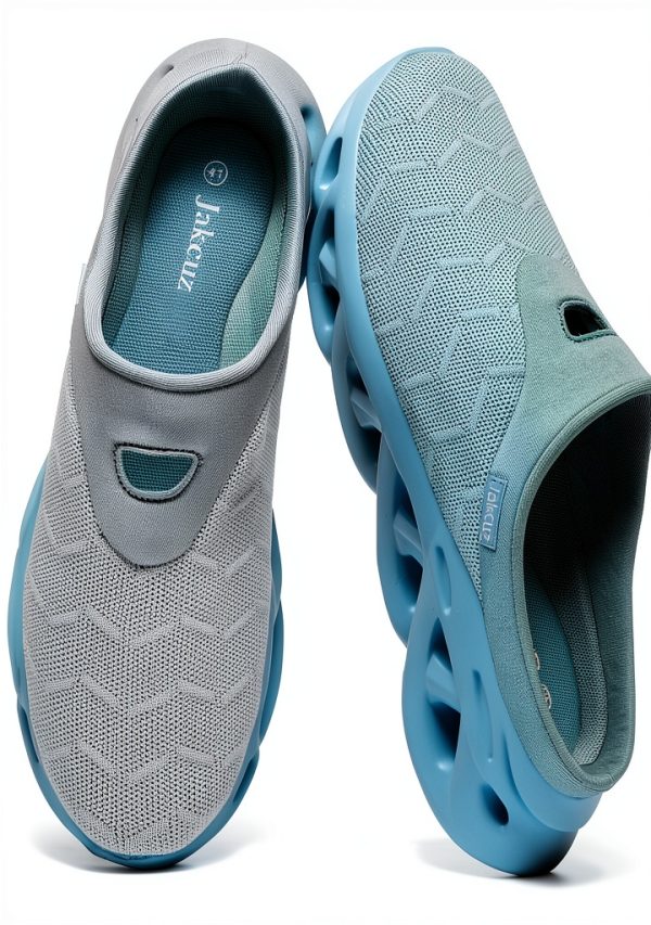 Jakcuz Mens Mules Slip On Breathable Mesh Comfortable Shoes-0