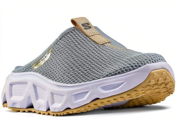 Salomon Recovery Sandals Pearl Blue White Bleached Sand-4