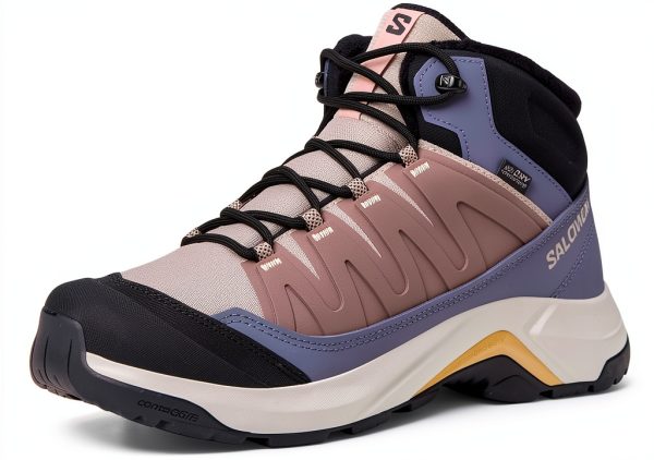 Salomon Womens Hiking Boots Warm Dry Winter Protection Grip-6