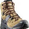 Mens Hiking Boots Rubber Sole Durable Outdoor Footwear-1