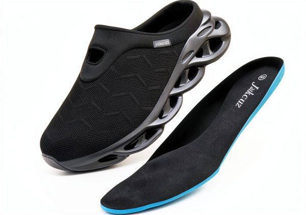 Jakcuz Mens Mules Slip On Breathable Mesh Comfortable Shoes-4
