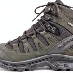 Salomon Womens Hiking Shoes Rubber Sole Durable Traction-0