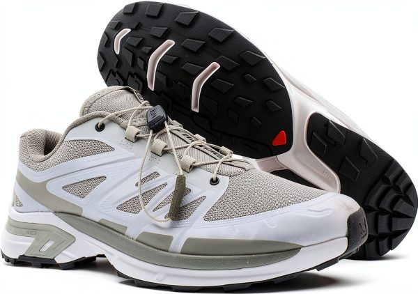 Salomon Trail Running Shoes Lunar Rock Synthetic Mesh Mens-3