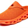 Jakcuz Men Mules Slip On Breathable Mesh Comfortable Shoes-1