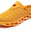 Jakcuz Men Mules Slip On Breathable Mesh Comfortable Shoes-1