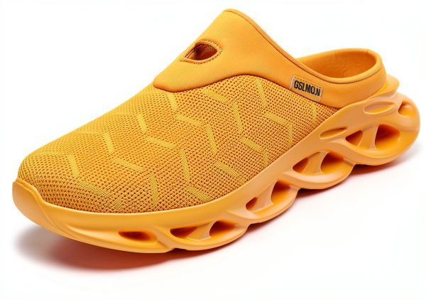 Jakcuz Men Mules Slip On Breathable Mesh Comfortable Shoes-1