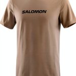 Salomon Hiking T-Shirt Cotton Organic Round Neck Short-0