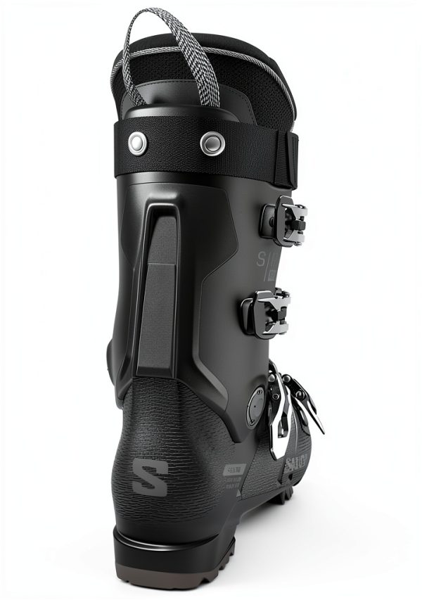 Salomon Ski Boots Black Comfort Fit 45 Degree Buckle-1