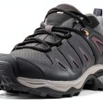 Salomon Womens Hiking Shoes Magnet Black Lightweight Stable-0