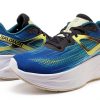 Salomon Mens Running Shoes Synthetic Rubber Blue Ashes-2