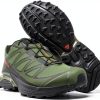 Salomon Mens Hiking Shoes Deep Lichen Green Synthetic Mesh-1