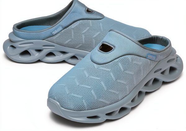 Jakcuz Mens Mules Slip On Breathable Mesh Comfortable Shoes-6