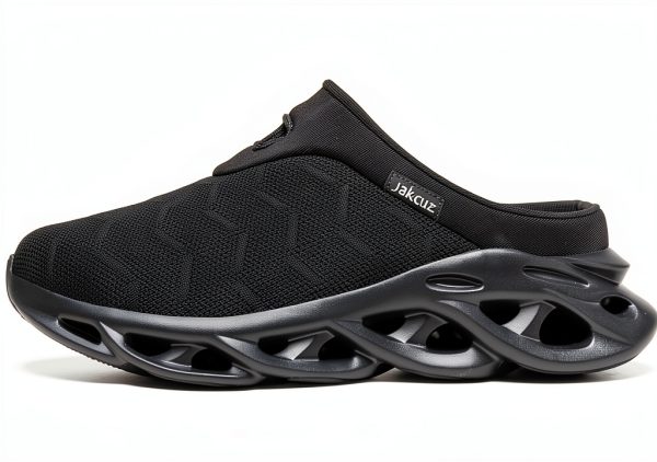 Jakcuz Mens Mules Slip On Breathable Mesh Comfortable Shoes-2