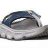 Salomon Mens EVA Sandals Cushioned Stride Blue Ashes White-2