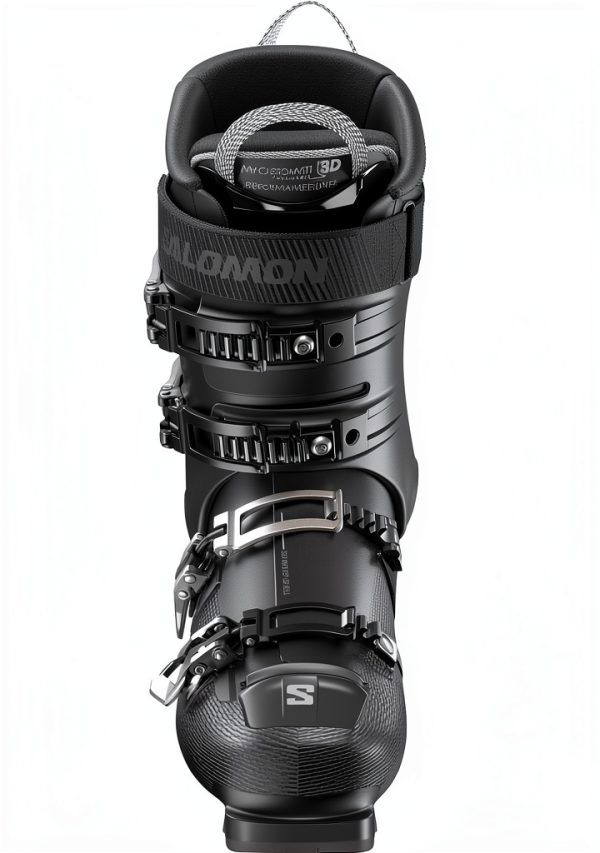 Salomon Ski Boots Black Comfort Fit 45 Degree Buckle-4