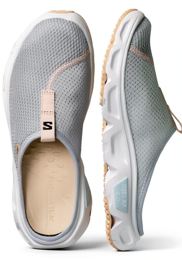 Salomon Recovery Sandals Pearl Blue White Bleached Sand-2