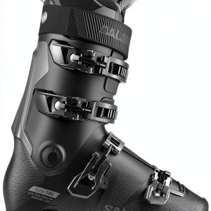 Salomon Ski Boots Black Comfort Fit 45 Degree Buckle-0