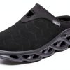 Jakcuz Mens Mules Slip On Breathable Mesh Comfortable Shoes-1