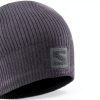Salomon Beanie Gray Knit Winter Hat for Men Women Boys-1