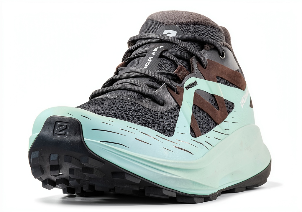 Unboxing Salomon Womens Hiking Shoes Weatherproof Grip All Terrain on a tabletop