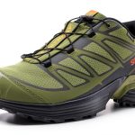 Salomon Mens Hiking Shoes Deep Lichen Green Synthetic Mesh-0