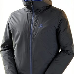 Salomon Drifter Loft Hoodie Mens Quilted Water Resistant-0