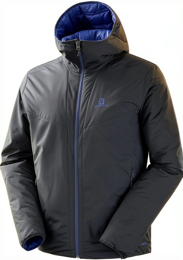 Salomon Drifter Loft Hoodie Mens Quilted Water Resistant-0