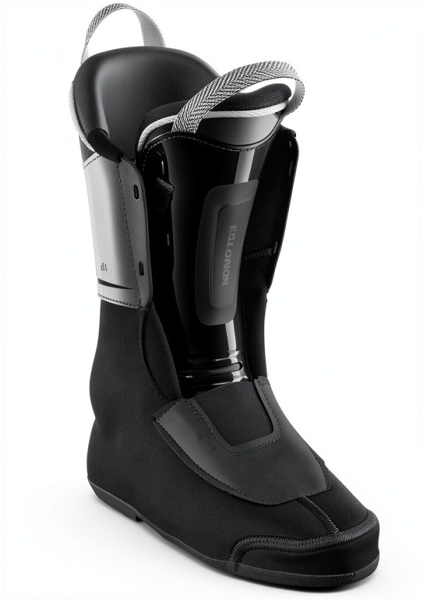 Salomon Ski Boots Black Comfort Fit 45 Degree Buckle-2