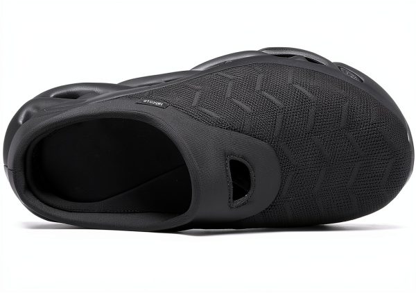 Jakcuz Mens Mules Slip On Breathable Mesh Comfortable Shoes-3