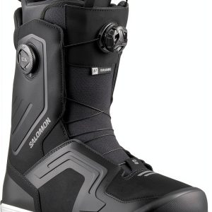 Salomon Freestyle Ski Boots Black BOA Lacing Water Resistant-0