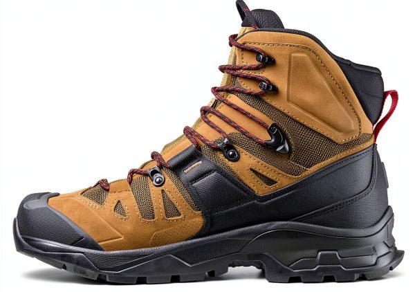 Mens Hiking Boots Rubber Sole Durable Outdoor Footwear-2