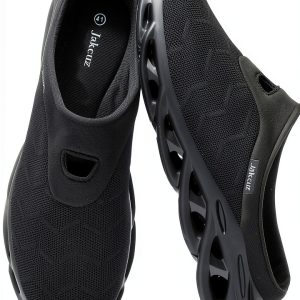 Jakcuz Mens Mules Slip On Breathable Mesh Comfortable Shoes-0
